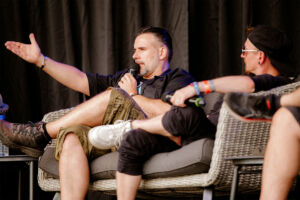 Finsterwacht – Panel mit Saltatio Mortis