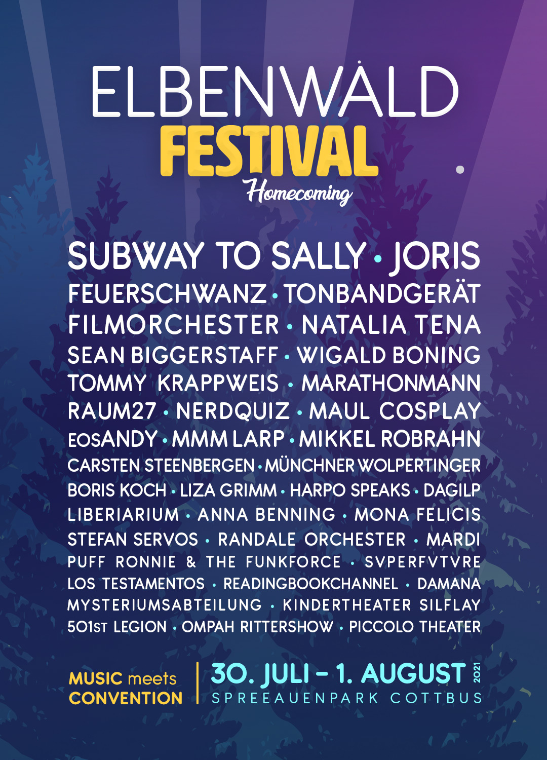 Elbenwald Festival Line-up 2021