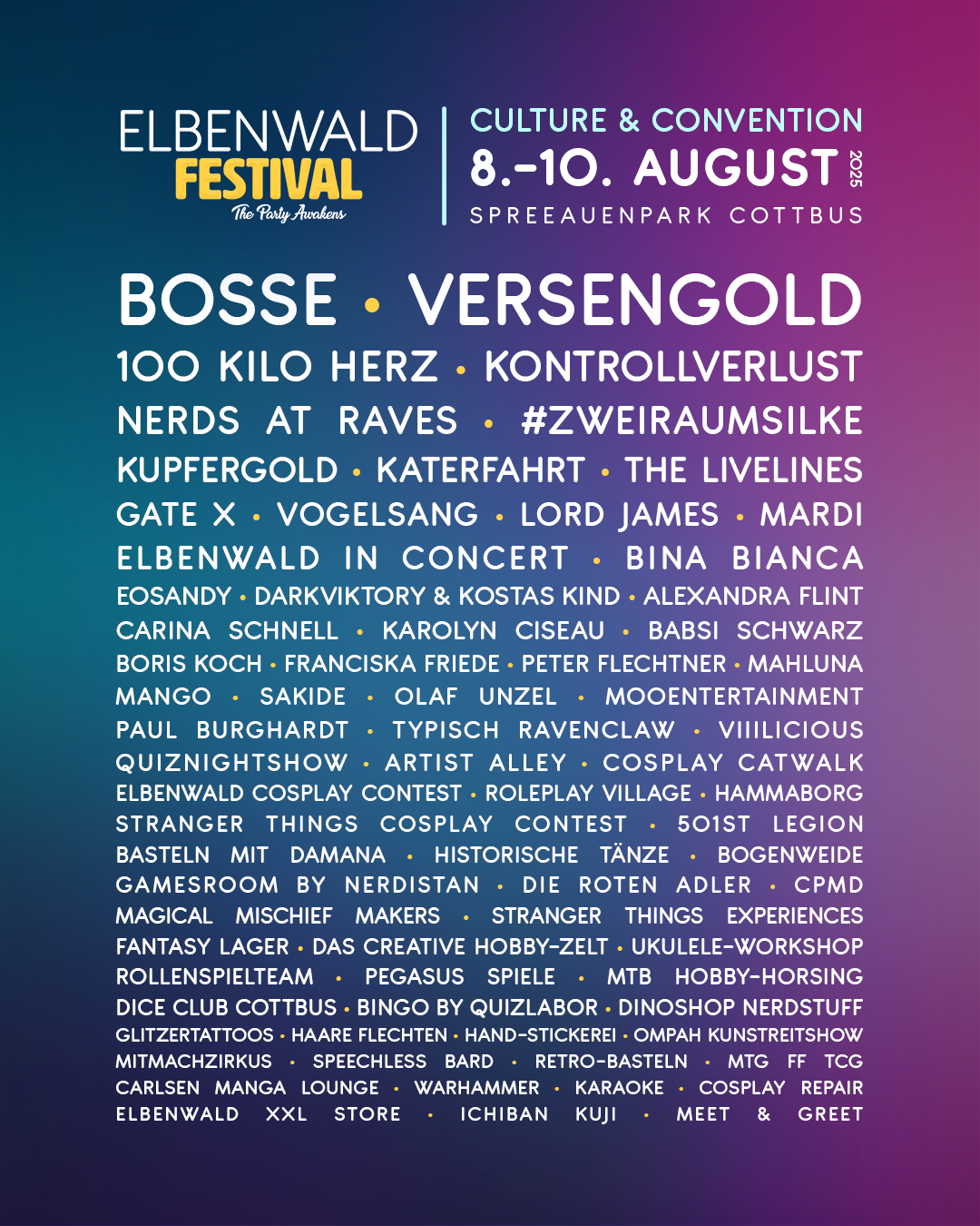 Line-Up | Elbenwald Festival 2025 Line-Up | Elbenwald Festival 2025